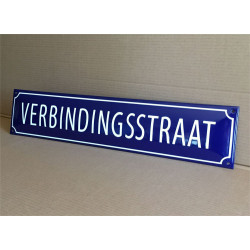 Emaille Straatnaambord Gebold 70x15cm