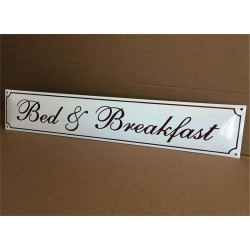Emaille Straatnaambord Gebold 80x15cm