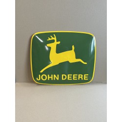 John Deere Automotive Emaille Bord 48x40cm gebold