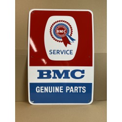 BMC Service Genuine Parts Automotive Emaille Bord 46x69cm