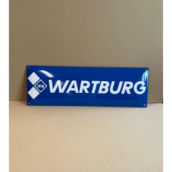 Wartburg Automotive Emaille Bord 60x20cm gebold
