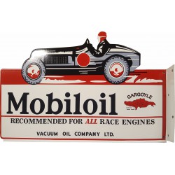 Mobiloil Automotive Emaille Bord 65x41cm dubbelzinnig