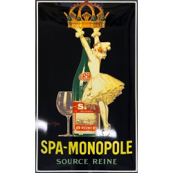 SPA Monopole Source Reine Emaille Bord 60x100cm gebold - Emaille Kopie