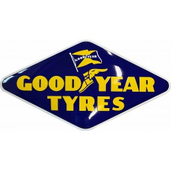 Good Year Tyres Automotive Emaille Bord 119x65cm gebold