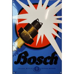 Bosch Trade Mark Schutz Marke Automotive Emaille Bord 44x64cm gebold