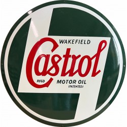 Castrol Motor Oil Automotive Emaille Bord 60cm gebold
