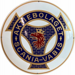 Scania Vabis Aktiebolaget Automotive Emaille Bord 50cm gebold