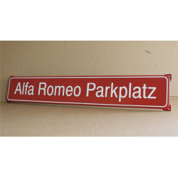 Emaille Straatnaambord Model Oor 90x15cm